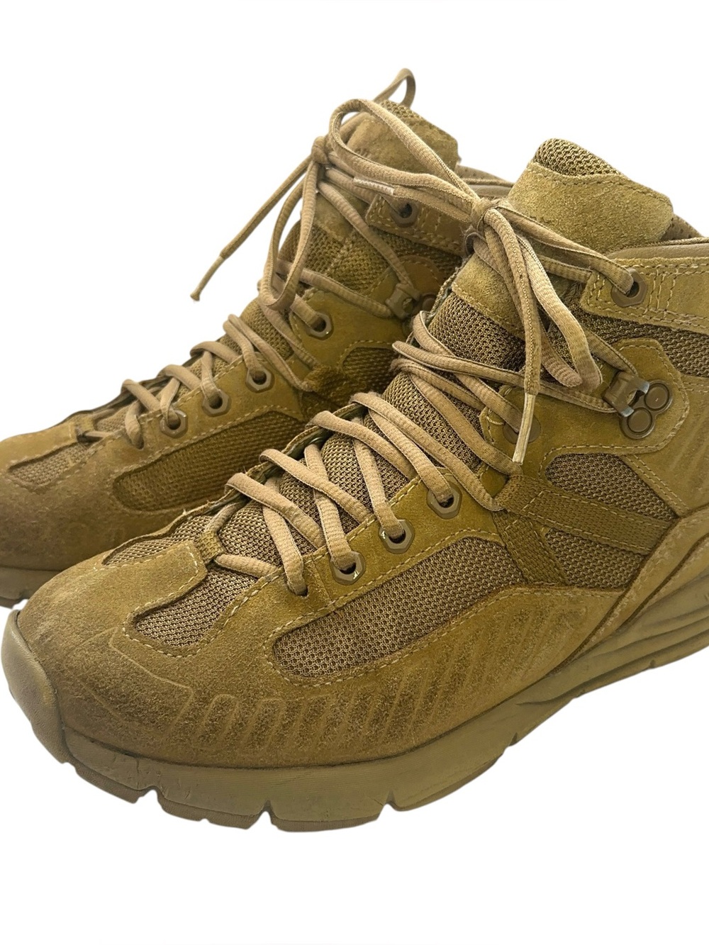Danner FullBore 4.5" Boots Mens Size 8.5 Suede Mesh Soft Toe Military Coyote